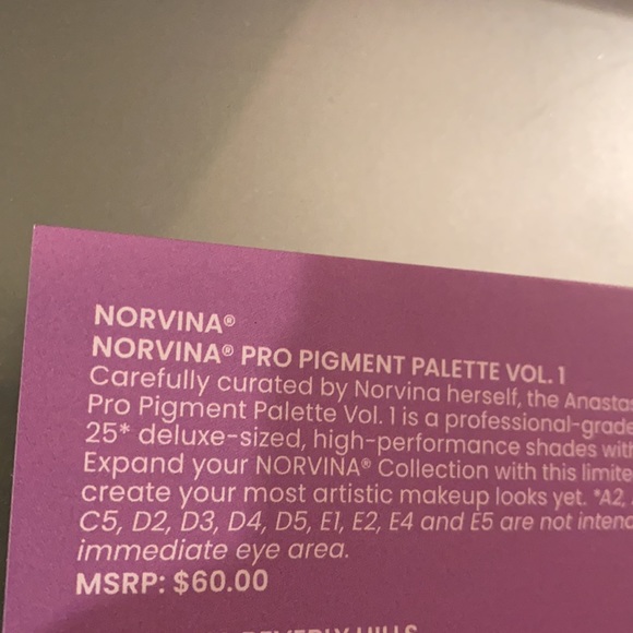 NORVINA -ABH COLLAB~ PRO PIGMENT PALETTE VOL.1 - Picture 14 of 14